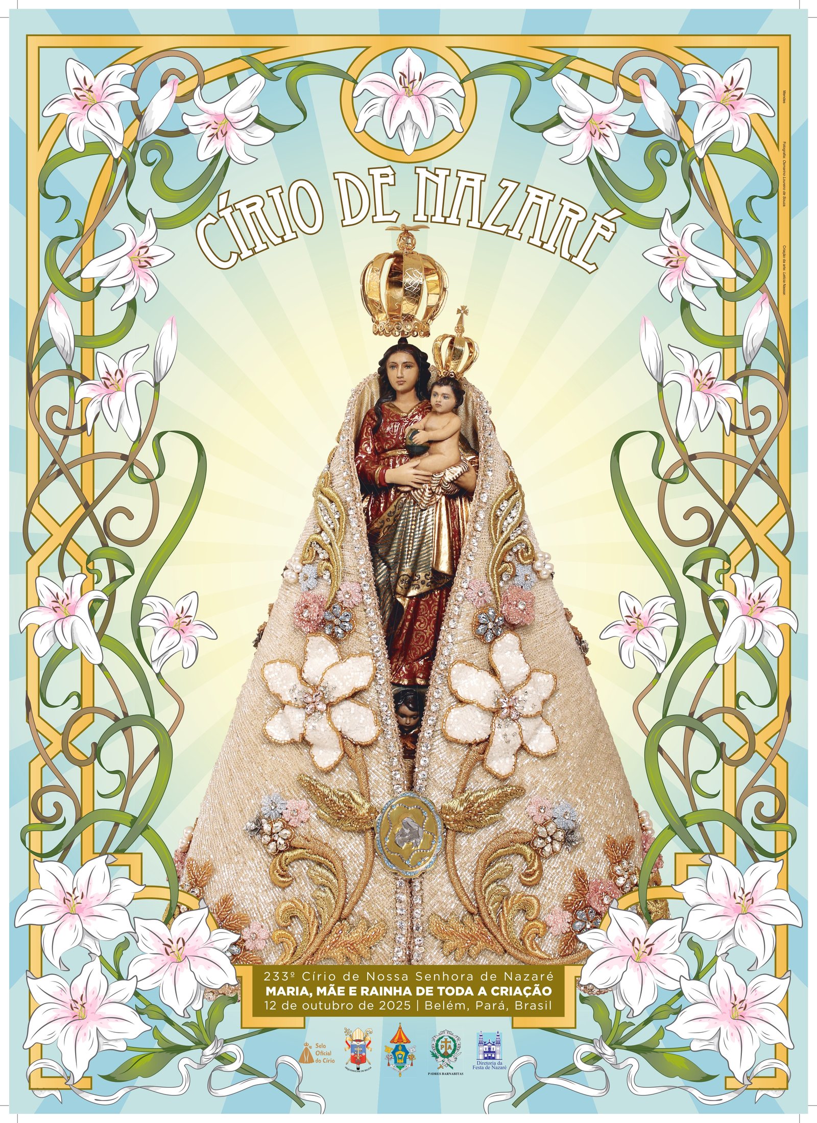 Cartaz oficial do Círio 2025