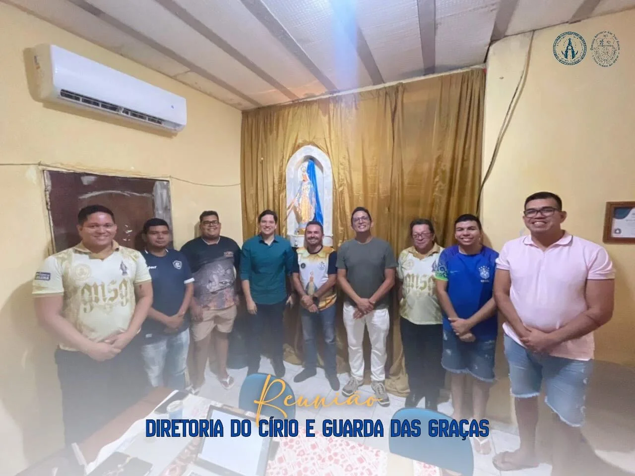 GaleriaDiretoria do Círio e Guarda de Nossa Senhora em reunião estratégica.
